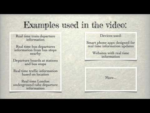 Real time info services Option 2