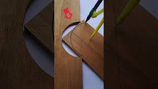 Easy Way to Measure the Position of a Wooden Corner #woodworking #woodwork #carpentry #diy #tips