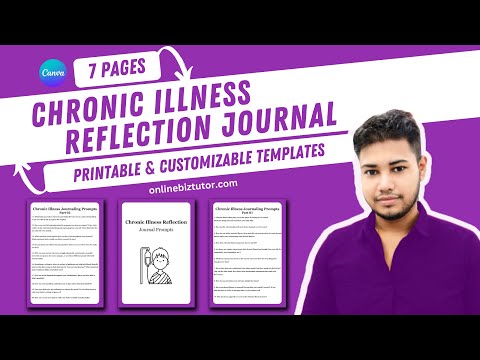 Free Printable Chronic Illness Reflection Journal - 7 Pages #printable #planner #printtoplan