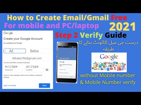 how to create gmail account urdu/hindi || how to make google account in hindi/urdu