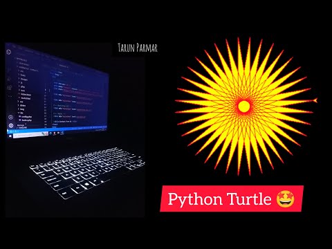 Best Turtle Graphics In Python | Python Turtle Animation | Python Turtle Full Tutorial