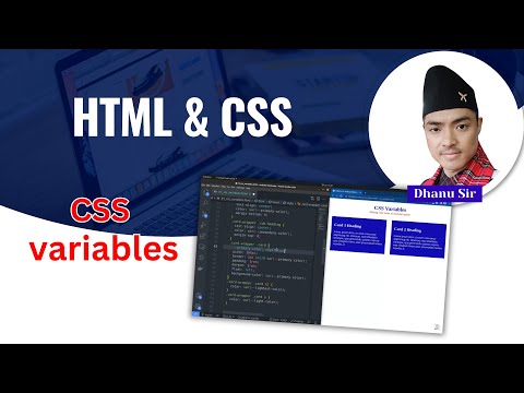 [4.1] CSS variables - CSS Advanced - HTML & CSS 101 - Dhanu Sir