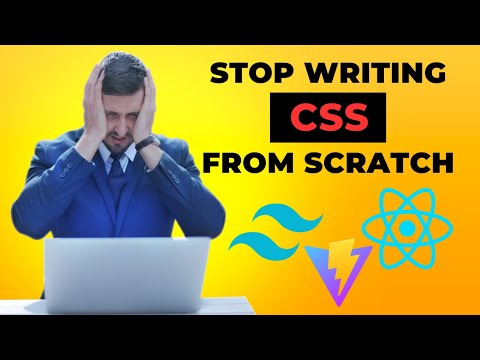 STOP Writing CSS In Your React Projects | TailwindCSS Installation in 2023 with Vite and React