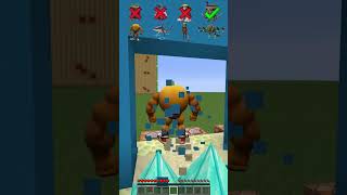 Rising Spike Floor vs Italian Brainrot Mobs #meme #shorts #minecraft