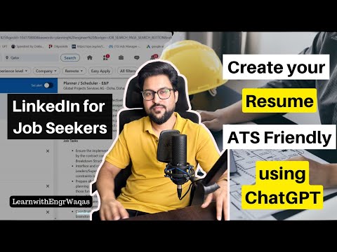 How to make an ATS Friendly Resume!! |  ChatGPT | Job Strategies for LinkedIn