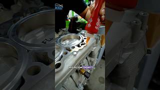 Why do mechanics put a piece of string inside an engine?