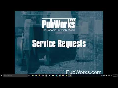 PubWorks  |  Service Requests