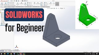 SolidWorks Tutorial for Beginners | Simple 3D Shape Design