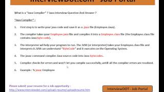 What is Java Compiler