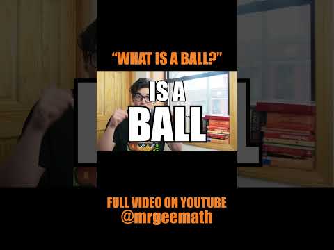 What is a Ball... Topologically?
