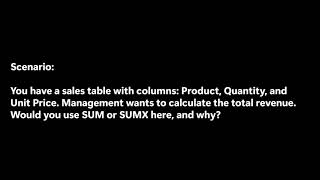 HCL Interview Question REVEALED!  How I Answered #PowerBI #HCLInterview #DataAnalytics #SUMvsSUMX