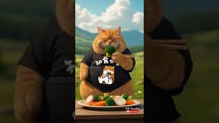 AI Cat Cooking and Buying Vegetables – Hilarious Animated Kitchen Adventure!