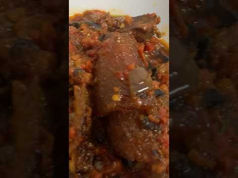 Ponmo soaked in pepper sauce|My forever love ❤️                           #peppersauce #love #foodie