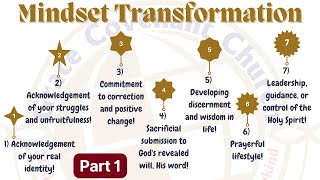 MINDSET TRANSFORMATION, Part 1