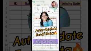 Auto-Update Master Sheet in Excel | Dynamic Data Linking Trick! #Excel #trendingshorts #shortcutkeys