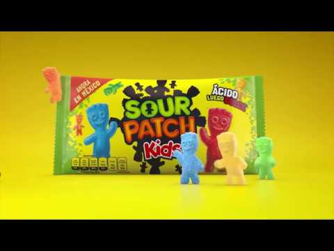 Sour Patch Kids. Ácidos y luego dulces. ¡Y ya estamos en México!