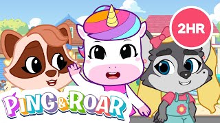 🥇Best of Ping and Roar! | 2 HOURS LONG! | 26 episodes | 15