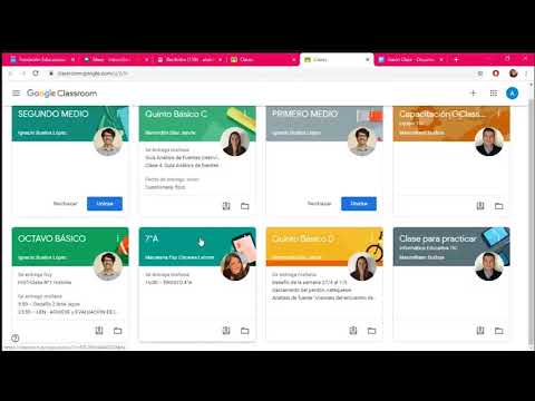 Inducción Classroom y Google Meet