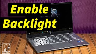 How to Turn on Keyboard Light on Hp Pavilion Laptop (Enable Keyboard Light)