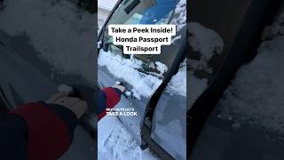 Take a Peek Inside! Honda Passport TrailSport