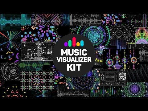 Music Visualizer Kit After Effects template