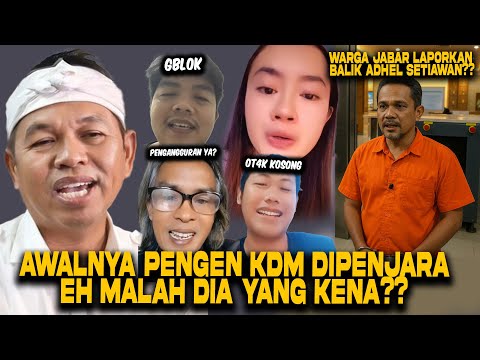 PUAS BANGET! LAPORKAN KDM KE BARESKRIM ADHEL MALAH DI4MUK WARGA!
