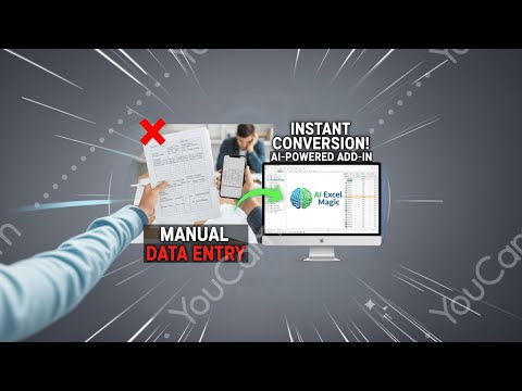 From Image/PDF to Excel in Seconds with AI! (FREE Add-in)