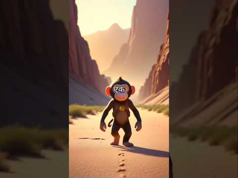 प्यासा बंदर 🐒 को पानी पिलाने के  लिए  बत्तख  🦆 ने किया रेगिस्तान में पानी पानी 🌊 😱#trending #india