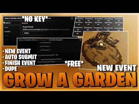Grow A Garden Script *NO KEY* - New Event, New Update, Evo Fruit, Auto Finish Event & More! 🧬🔥