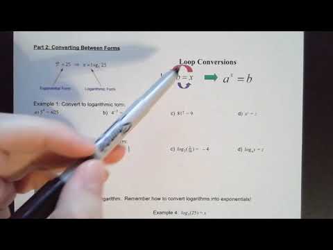 Algebra II Skill 25   Introduction to Logarithms