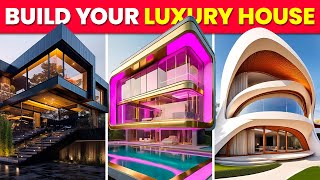 Would You Rather...? Build Your FUTURISTIC Luxury House 🤖💎🏠🌈