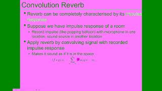 Reverb in the Web Audio API