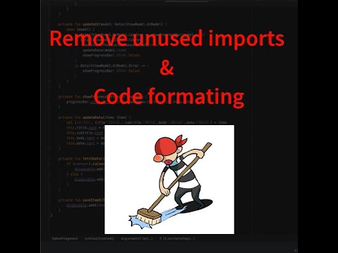 Remove unused imports and code formatting | ANDROID TIPS in 60 seconds | David Cruz