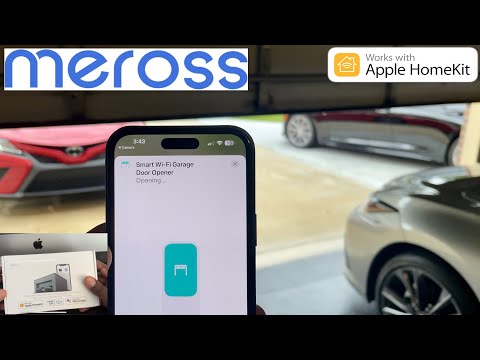 Easy Wi-Fi Install Garage Door Opener Meross Works W/ Apple Google Alexa