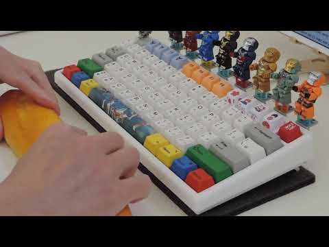 NiZ Plum 75 electric capacitive keyboard (lubed) typing sound