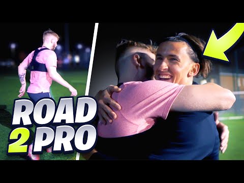 REUNITED WITH CONNOR PARSONS! -  FULL FOOTBALLERS TRAINING DAY... (FOOTBALLERS ROAD TO PRO)
