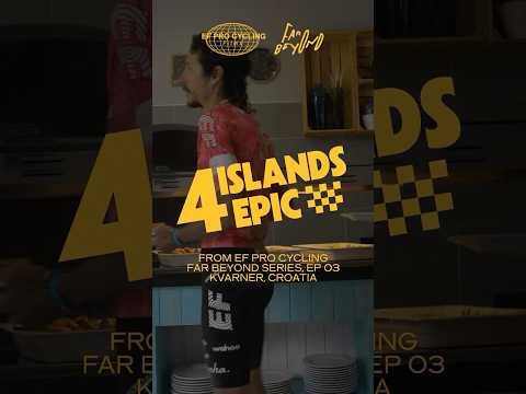 Stage three in Croatia for Lachlan and Tsgabu from Valbiska - Baška.