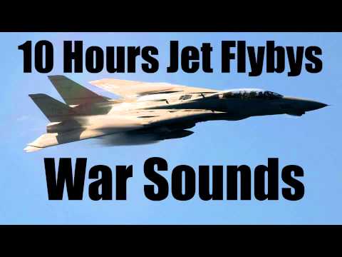 War Sounds - 10 Hours - Jet Flybys
