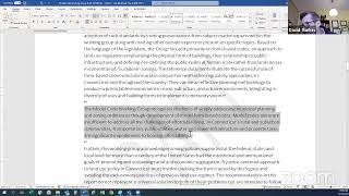 Model Code and Design Working Group Meeting 11/18