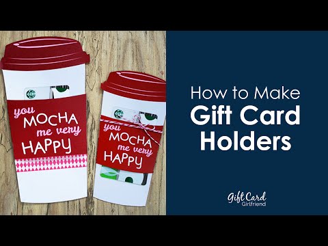 How to Make DIY Gift Card Holders