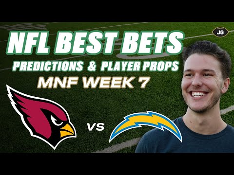 Week 7 Monday Night Football Best Bets: Arizona Cardinals vs. LA Chargers Player Props