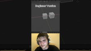 Beginner vs Professional Artist: how to align  mesh #blender #blender3dmodelling #blender3dmodeling
