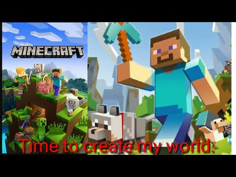 My first day in minecraft survival |#1