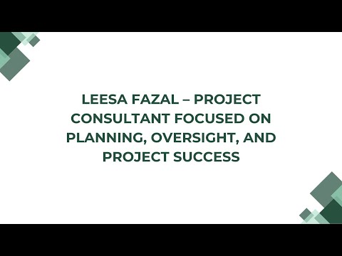 Leesa Fazal – Architects Project Consultant Driving Clear Planning and Execution