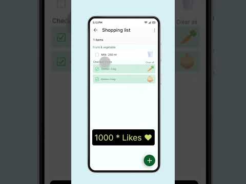 Shopping List Animation 🥕🧅🥛  #shortfeed #shorts #status