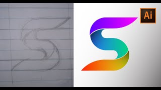 Adobe Illustrator CC | 3D Logo Design Tutorial | Letter Logo Design Idea
