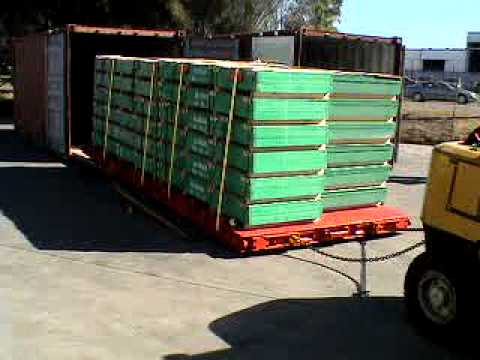 The Mobile Transport Tray w/Sheet Rock Unloaded in Seconds!