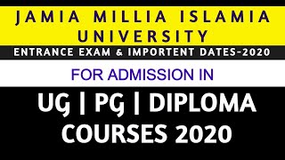 JAMIA MILLIA ISLAMIA | JAMIA MILLIA ADMISSION, ENTRANCE, ELIGIBILITY, ONLINE APPLICATION, EXAM