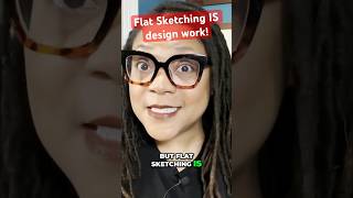 This is where ideas actually get better #flatsketch #fashiondesign