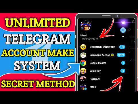 How To Create Unlimited Telegram Account Without Phone Number | Multiple Telegram Account Method